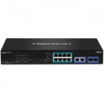 TRENDnet 12-Port Gigabit PoE+ Smart Surveillance Switch TPE-3012LS