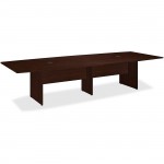 Bush Business Furniture 120L x 48W Boat Top Conference Table - Mocha Cherry 99TB12048MRK