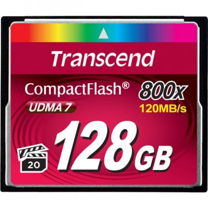 Transcend 128GB 800x Premium Compact Flash Card TS128GCF800