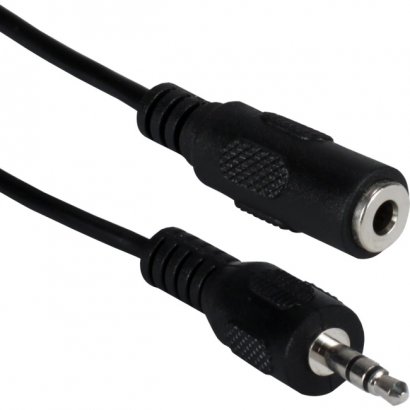 QVS 12ft 3.5mm Mini-Stereo Male to Female Speaker Extension Cable CC400-12