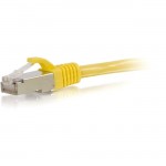 C2G 12ft Cat6 Snagless Shielded (STP) Network Patch Cable - Yellow 00869