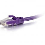 C2G 12ft Cat6a Snagless Unshielded UTP Network Patch Ethernet Cable-Purple 50827