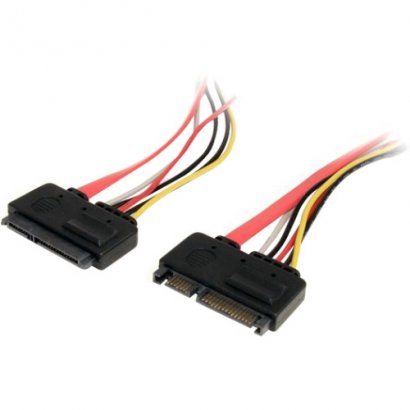 StarTech 12in 22 Pin SATA Power and Data Extension Cable SATA22PEXT