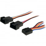 StarTech 12in 4 Pin Fan Power Splitter Cable FAN4SPLIT12