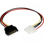 StarTech 12in SATA to Molex LP4 Power Cable Adapter - F/M LP4SATAFM12