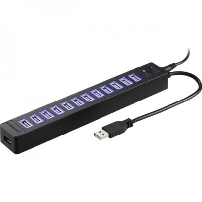 Sabrent 13-Port USB 2.0 Hub with Power Adapter HB-U14P