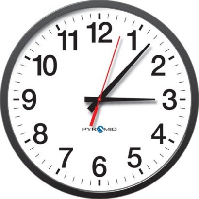 Pyramid 13" Standard PoE Clock SEA3AALDRB