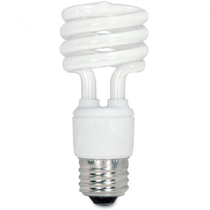 13-watt Fluorescent T2 Spiral CFL Bulb S6235CT