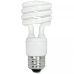 13-watt Fluorescent T2 Spiral CFL Bulb S6235CT