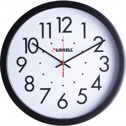 Lorell 14-1/2" Self-Set Wall Clock 61009