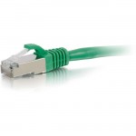 C2G 14ft Cat6 Snagless Shielded (STP) Network Patch Cable - Green 00836
