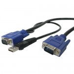 StarTech 15 ft 2-in-1 Ultra Thin USB KVM Cable SVECONUS15