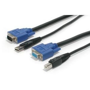 StarTech 15 ft 2-in-1 Universal USB KVM Cable SVUSB2N1_15
