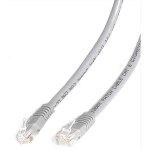 StarTech 15 ft Gray Molded Cat6 UTP Patch Cable C6PATCH15GR