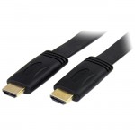 StarTech 15 ft High Speed Flat HDMI Digital Video Cable with Ethernet HDMIMM15FL