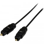 StarTech 15 ft Thin Toslink Digital Optical SPDIF Audio Cable THINTOS15