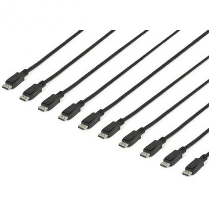 StarTech.com 15 ft. (4.6 m) DisplayPort Cable with Latches - 10- Pack DISPLPORT15L10PK