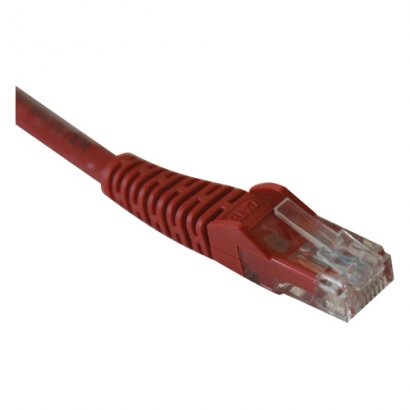 Tripp Lite 15-ft. Cat5e 350MHz Snagless Molded Cable (RJ45 M/M) - Red N001-015-RD