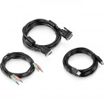 TRENDnet 15 ft. DVI-I, USB,and Audio KVM Cable Kit TK-CD15