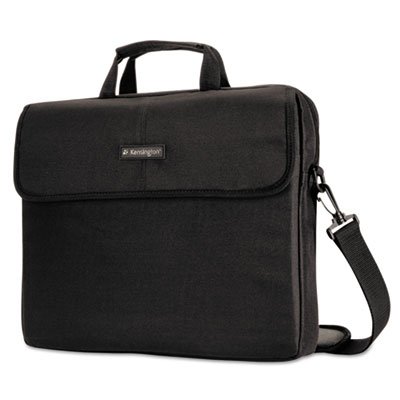 Kensington 15.6" Laptop Sleeve, Padded Interior, Inside/Outside Pockets, Black KMW62562