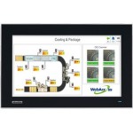 Advantech 15.6" WXGA Industrial Monitor with PCAP Touch Control, Direct VGA, and DVI Ports FPM-7151W-P3AE