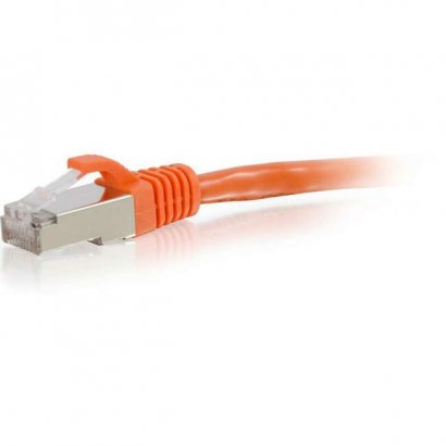 C2G 15ft Cat6 Snagless Shielded (STP) Network Patch Cable - Orange 00892