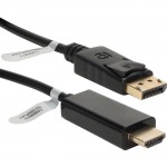 QVS 15ft DisplayPort to HDMI Digital A/V Cable DPHD-15