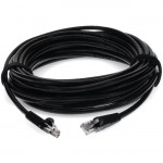 AddOn 15ft RJ-45 (Male) to RJ-45 (Male) Straight Black Cat6 UTP PVC Copper Patch Cable ADD-15FCAT6-BK