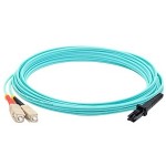 AddOn 15m Multi-Mode fiber (MMF) Duplex SC/MTRJ OM3 Aqua Patch Cable ADD-SC-MTRJ-15M5OM3