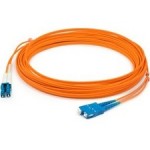 AddOn 15m SC (Male) to LC (Male) Orange OM1 Duplex LSZH Fiber Patch Cable ADD-SC-LC-15M6MMFLZ