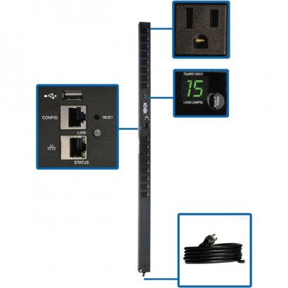 Tripp Lite 16-Outlet PDU PDUMV15NETLX