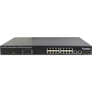 GeoVision 16-Port 802.3at Web Management PoE Switch GV-POE1601