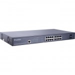 GeoVision 16-Port Gigabit 802.3at Web Management PoE Switch GV-APOE1611