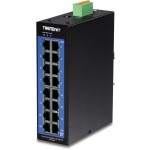 TRENDnet 16-Port Industrial Gigabit L2 Managed DIN-Rail Switch TI-G160I