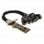 StarTech.com 16-Port Low-Profile Serial Card - RS232 - PCI Express PEX16S550LP