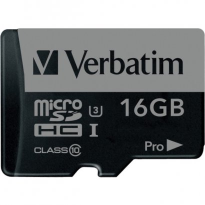 16GB Pro 600X microSDHC Memory Card with Adapter, UHS-I U3 Class 10 47040