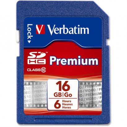 Verbatim 16GB Secure Digital High Capacity (SDHC) Card 96808