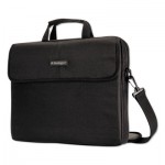 Kensington 17" Laptop Sleeve, Padded Interior, Interior/Exterior Pockets, Black KMW62567