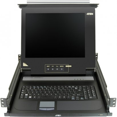 Aten 17" Single-Rail LCD Integrated Console CL1000M