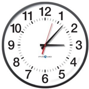 Pyramid 17" Standard PoE Clock SEA7AALDRB