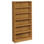 HON 1870 Series Bookcase, Six Shelf, 36w x 11 1/2d x 72 5/8h, Harvest HON1876C