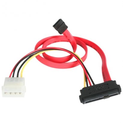 StarTech 18in SAS 29 Pin to SATA Cable SAS729PW18