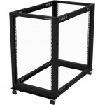 StarTech.com 18U Open Frame Rack - 4 Post - Adjustable Depth 4POSTRACK18U