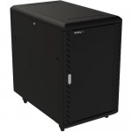StarTech.com 18U Server Rack Cabinet - Includes Casters and Leveling feet - 32 in. Deep RK1836BKF
