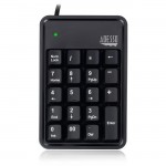 Adesso 19-Key Mechanical Keypad with 3-Port USB Hub AKB-600HB