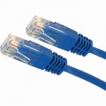 1FT Cat5e Molded RJ45 UTP Network Patch Cable (Blue) 4XC5EPATCH1BL