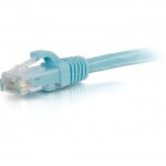 1ft Cat6a Snagless Unshielded (UTP) Network Patch Cable - Aqua 00757