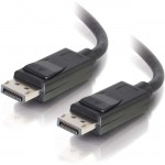 C2G 1ft DisplayPort Cable with Latches - 4K - M/M - Black 54423
