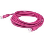 AddOn 1ft RJ-45 (Male) to RJ-45 (Male) Straight Pink Cat6 STP PVC Copper Patch Cable ADD-1FSLCAT6-PK