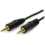 StarTech 1ft Slim 3.5mm Stereo Audio Cable - M/M MU1MMS